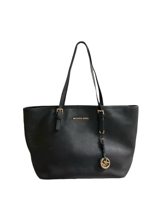 Tote Designer By Michael Kors In Black, Size:Medium