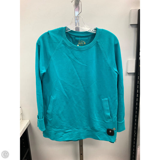 Top Long Sleeve Designer By Lilly Pulitzer In Teal, Size: S