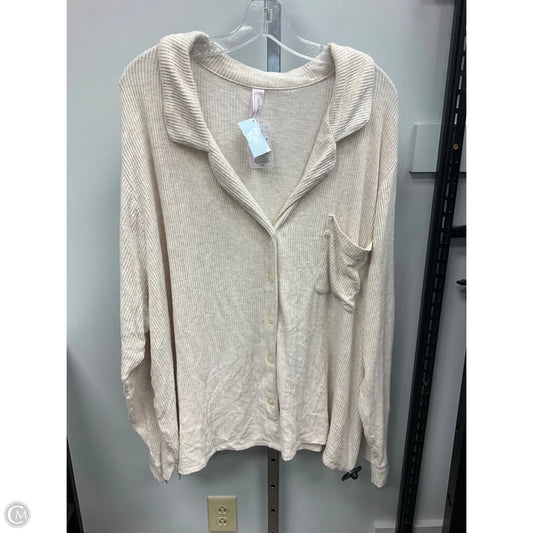 Lounge Set Pants By Auden In Cream, Size: 3x