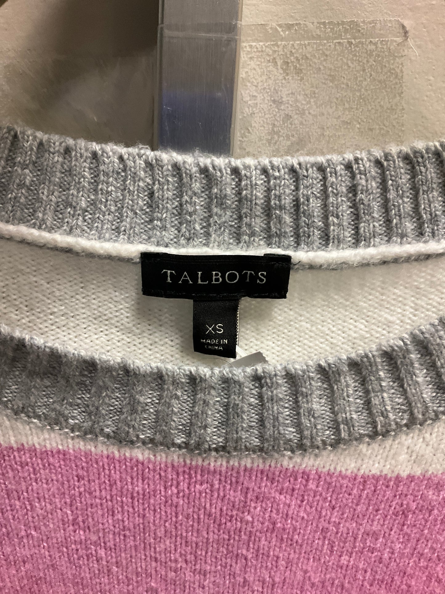 Sweater By Talbots In Striped Pattern, Size:Xs