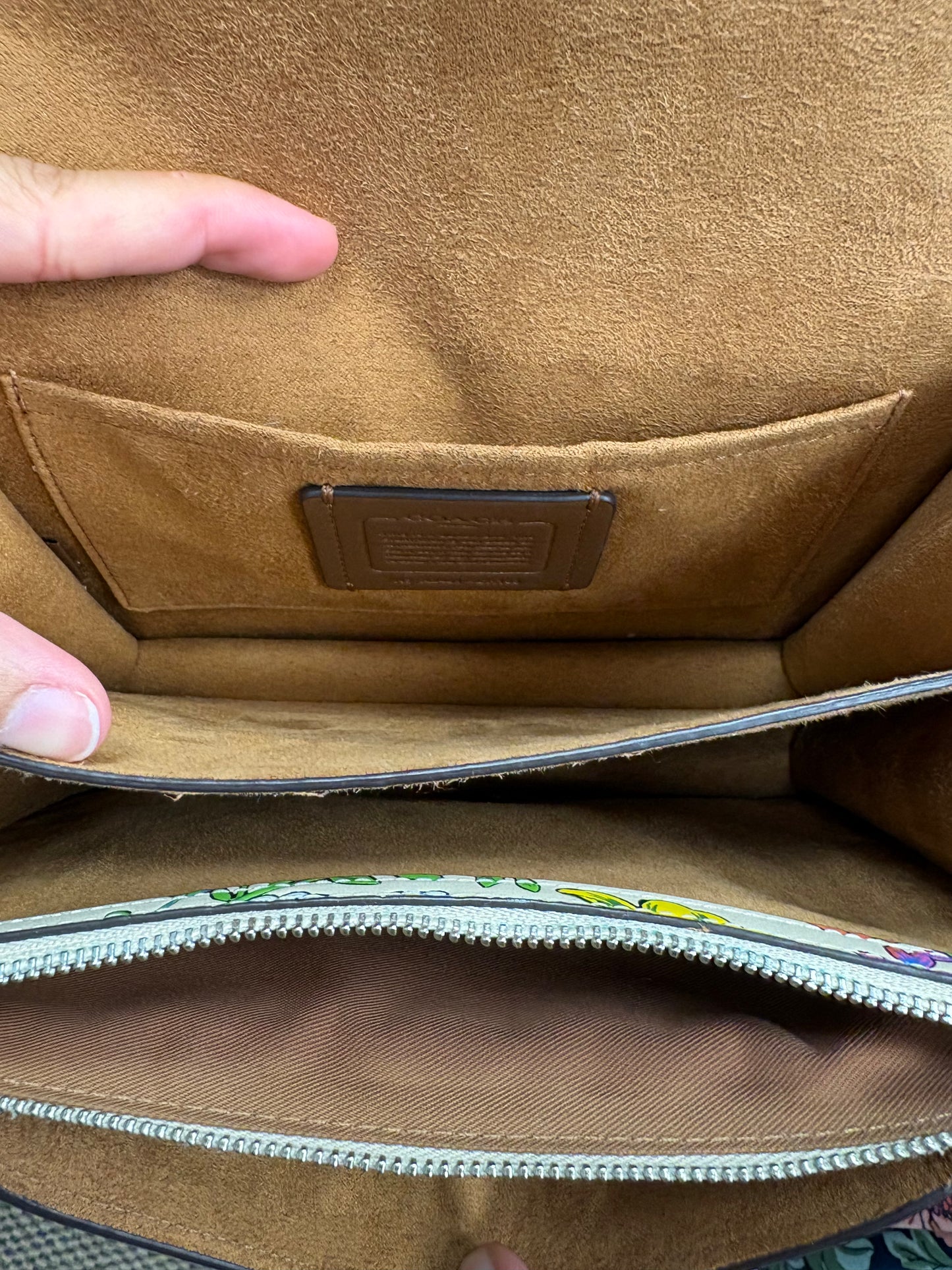 Crossbody Designer By Coach, Size: Medium