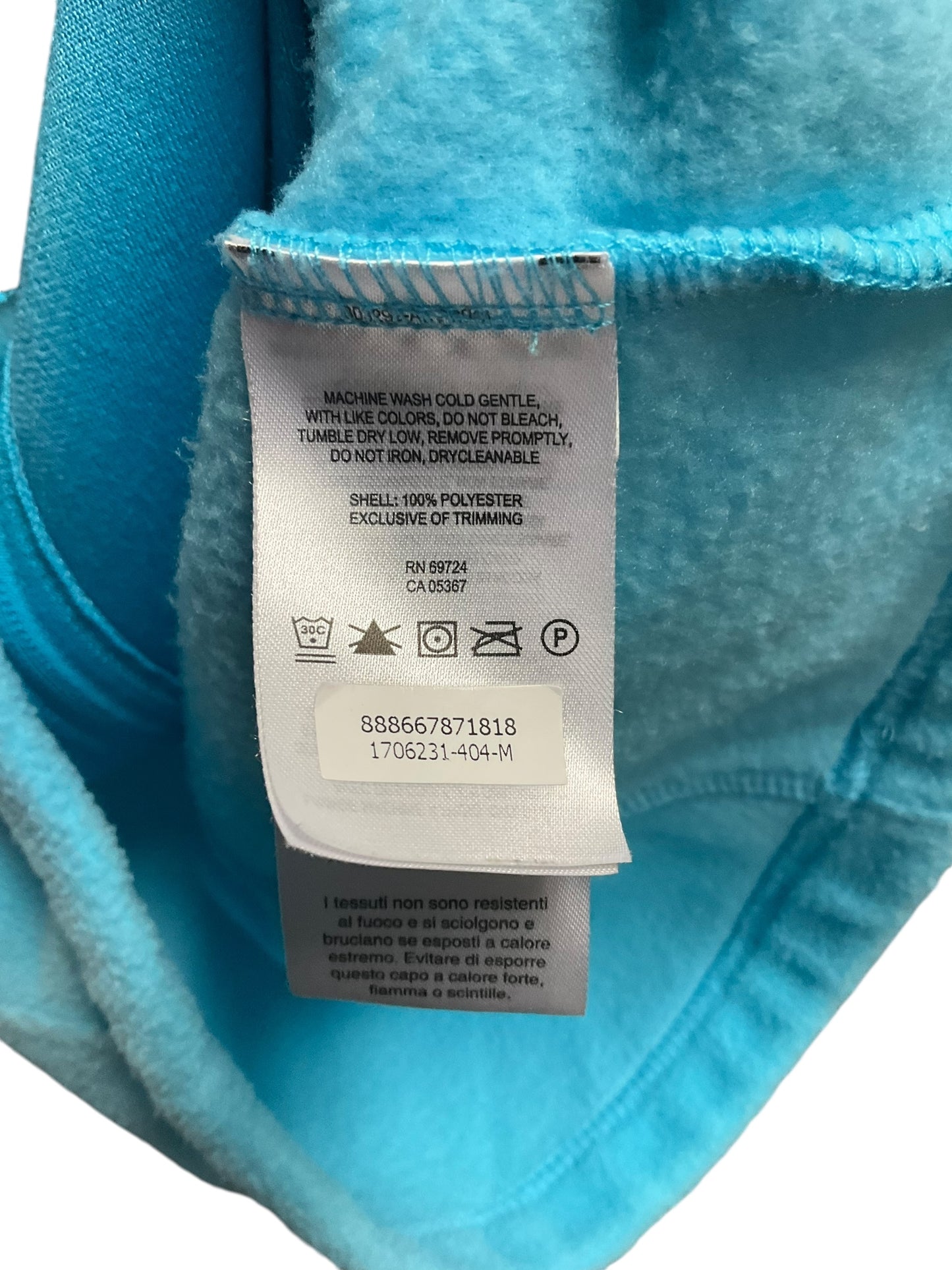 JACKET FLEECE by COLUMBIA In AQUA, Size: M