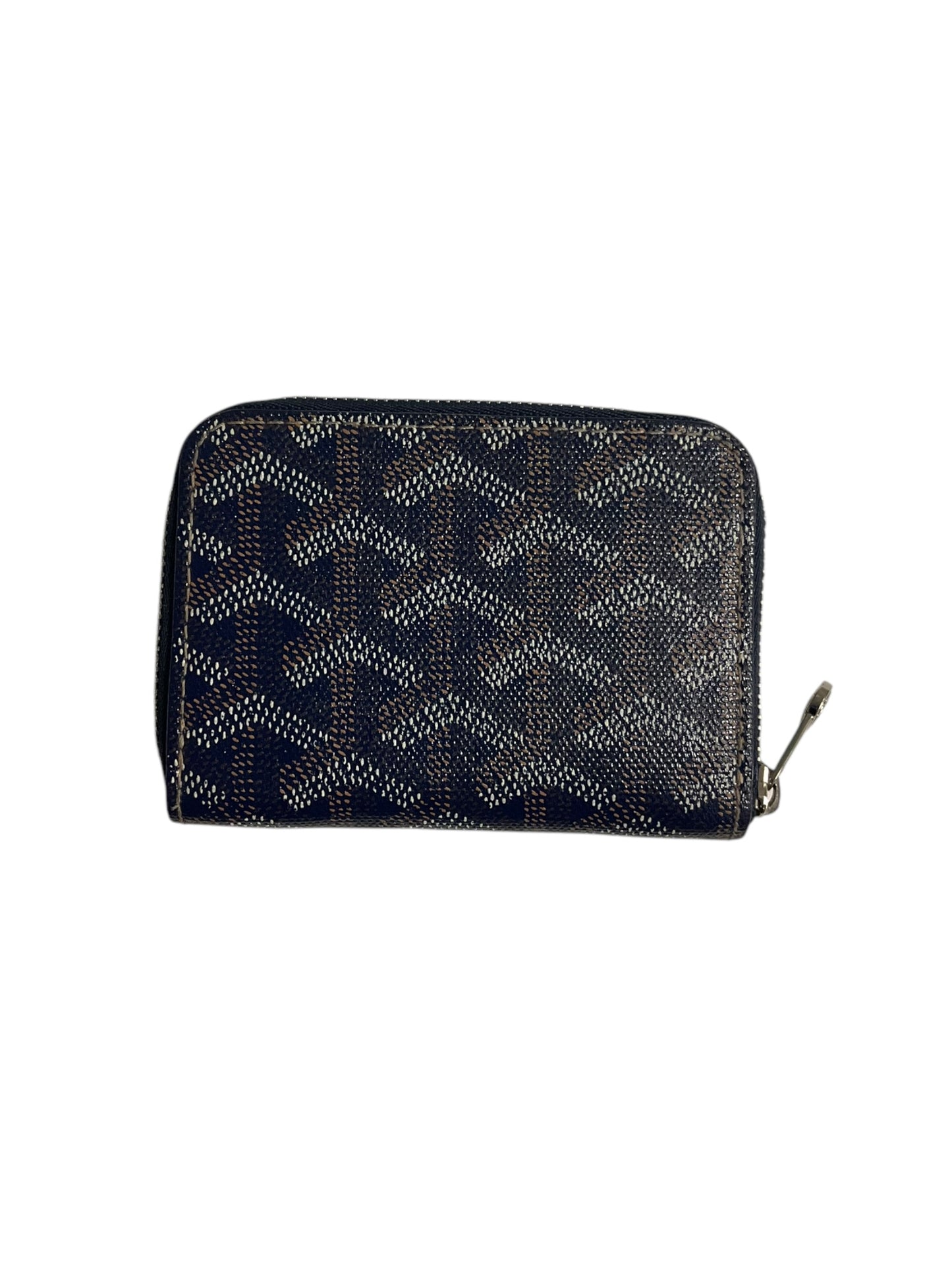 Coin Purse Luxury Designer By Goyard In Navy, Size:Medium