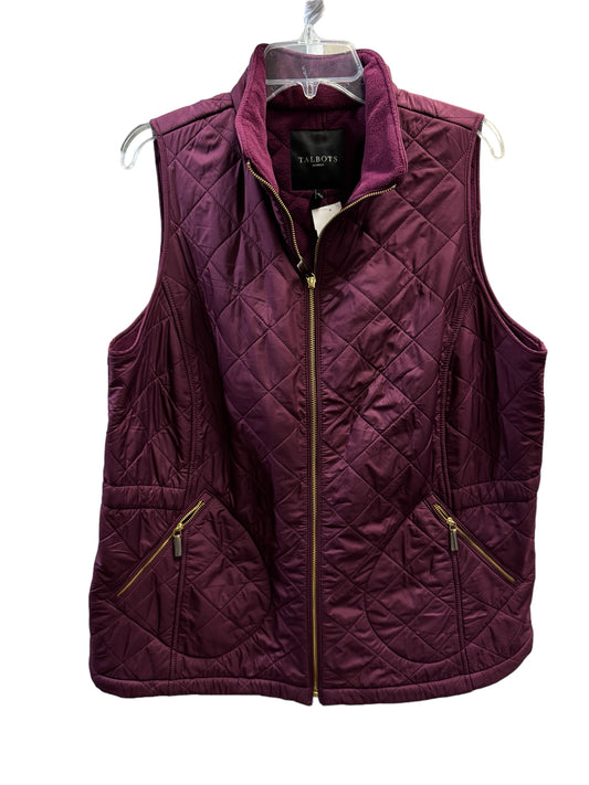 Vest Puffer & Quilted By Talbots  Size: 1x