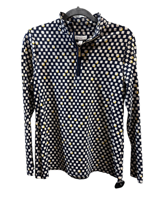 Athletic Top Long Sleeve Collar By Charter Club  Size: M